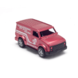 Metallic red Van pull-back car