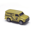 Metallic Gold Van pull-back car