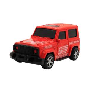 Red jeep pull-back car