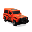 Orange jeep pull-back car