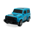 Metallic Blue jeep pull-back car