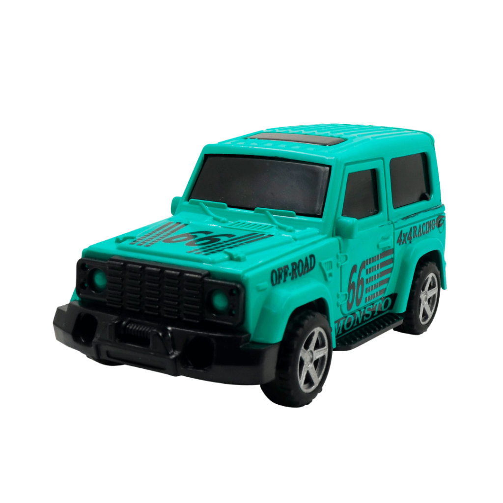 House Green jeep pull-back car