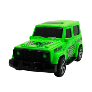 Green jeep pull-back car