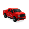 Red pull-back pickup truck