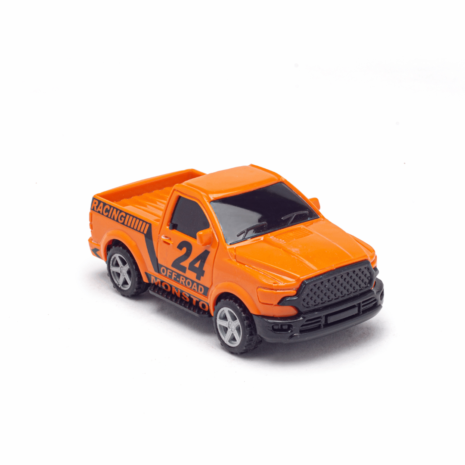 pickup Orange pull-back car