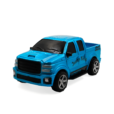 Blue pull-back pickup truck