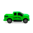 Green pull-back pickup truck