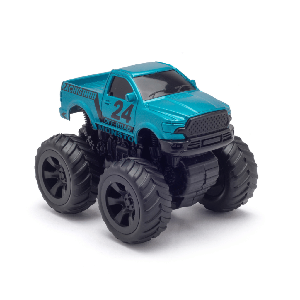 Monsto Metallic Blue off road Truck, 4WD Monster Truck