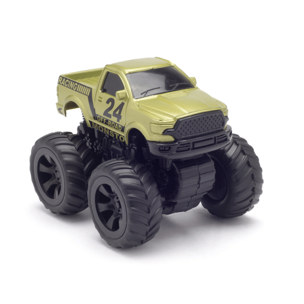 Monsto Metallic Gold off road Truck, 4WD Monster Truck