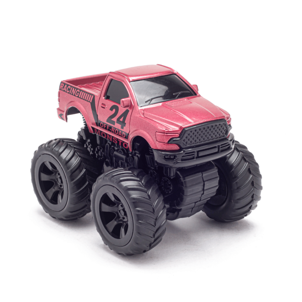 Monsto Metallic Red off road Truck, 4WD Monster Truck