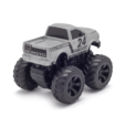 Monsto Metallic Silver off road Truck, 4WD Monster Truck
