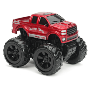 Monsto Metallic Red Jump King Truck, 4WD Monster Truck