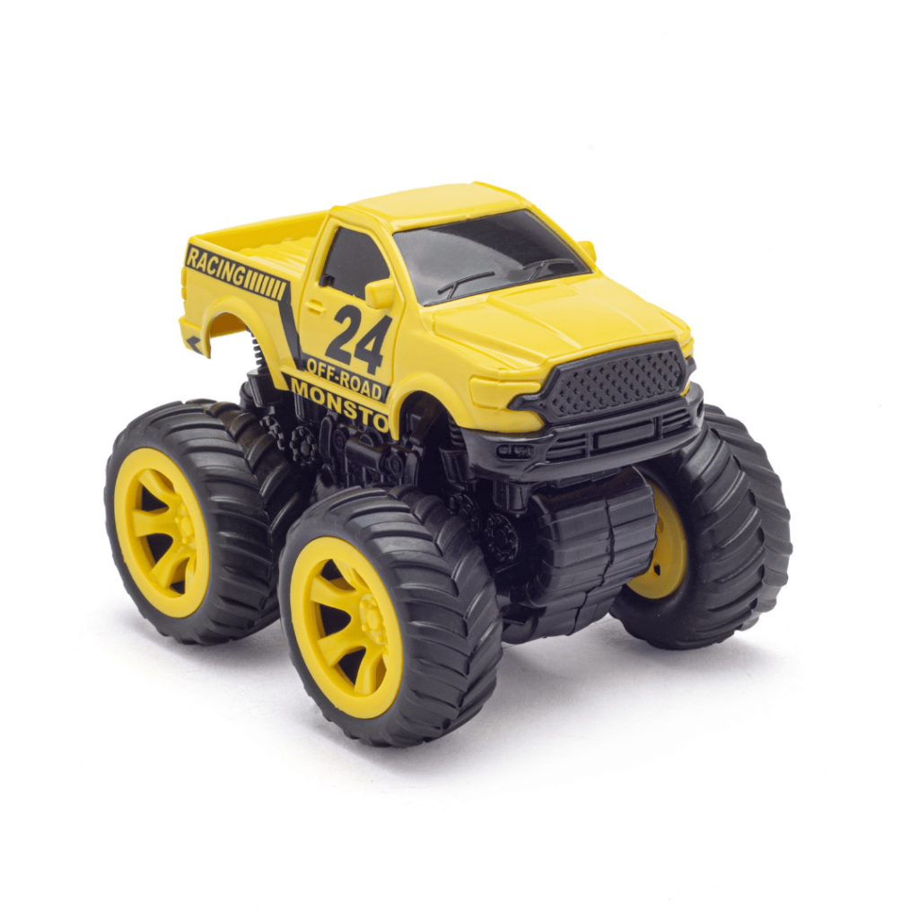 Monsto Yellow off road Truck, 4WD Monster Truck