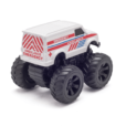 Monsto Ambulance Monster truck Van, Monster truck friction power