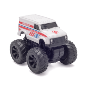 Monsto Ambulance Monster truck Van, Monster truck friction power