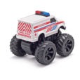 Monsto Ambulance Light Monster truck Van, Monster truck friction power