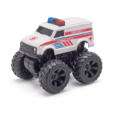 Monsto Ambulance Light Monster truck Van, Monster truck friction power
