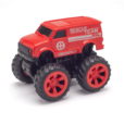 Monsto Rescue Red Monster truck Van, Monster truck friction power