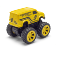 Monsto Yellow Monster truck Van, Monster truck friction power