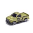 pickup Metallic green pull-back car