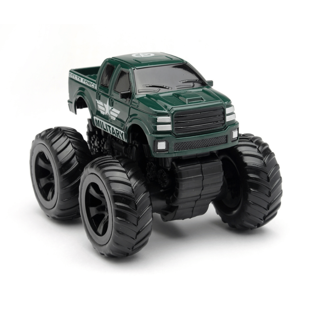 Monsto Army Pickup Truck, 4WD Monster Truck