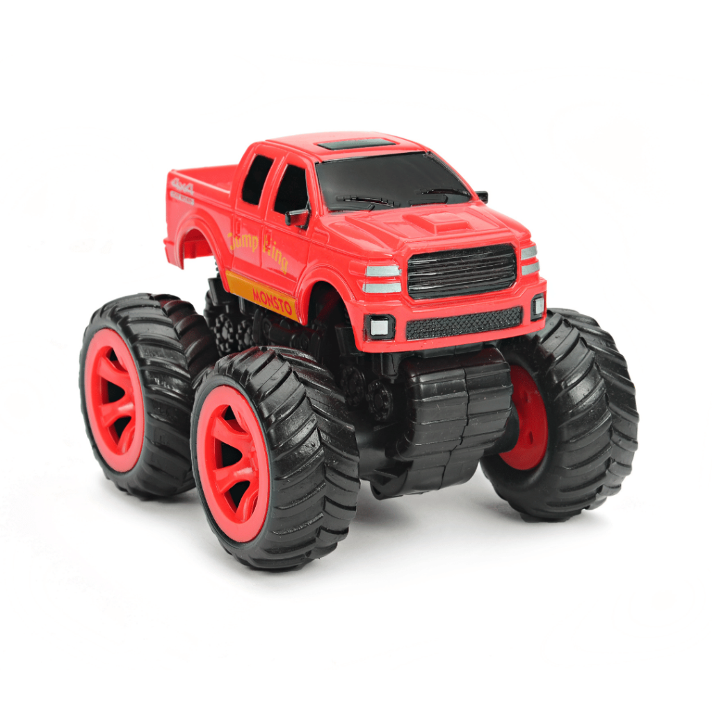 Monsto Red Jump King Truck, 4WD Monster Truck