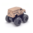 Monsto Metallic Brown Monster truck Van, Monster truck friction power
