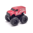 Monsto Metallic Red Monster truck Van, Monster truck friction power
