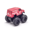 Monsto Metallic Red Monster truck Van, Monster truck friction power