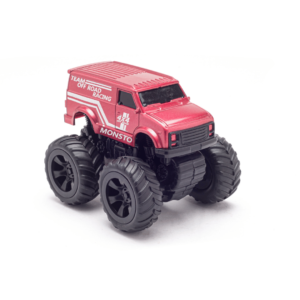 Monsto Metallic Red Monster truck Van, Monster truck friction power