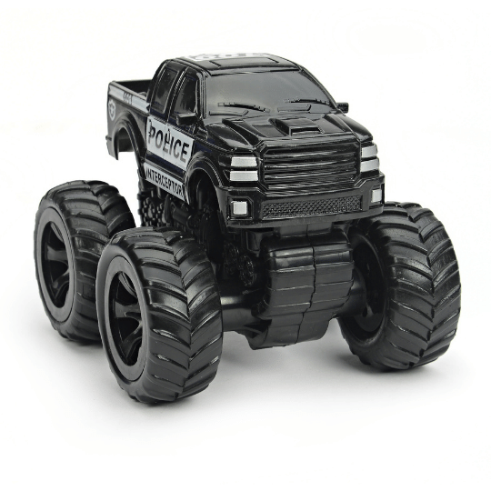 Monsto Police Monster truck, Monster truck friction power