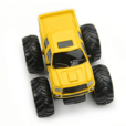 Monsto Yellow Jump King Truck, 4WD Monster Truck