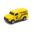 Yellow Van pull-back car