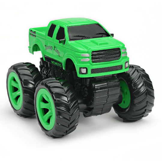 Monsto Green Jump King Truck, 4WD Monster Truck