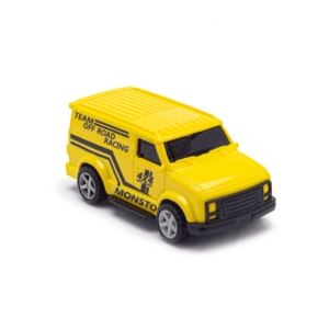 Yellow Van pull-back car