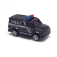 Police Black Light Van pull-back car