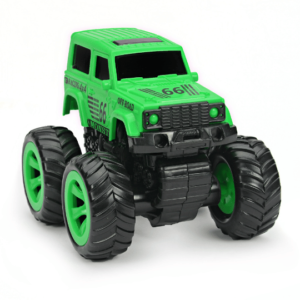 Monsto Green Monster truck Jeep, Monster truck friction power