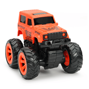 Monsto Orange Monster truck Jeep, Monster truck friction powered