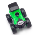 Monsto Friction power train toy Green Black color