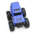 Monsto Blue Monster truck Jeep, Monster truck friction power