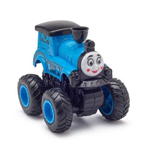 Monsto Friction power train toy Blue and Black color