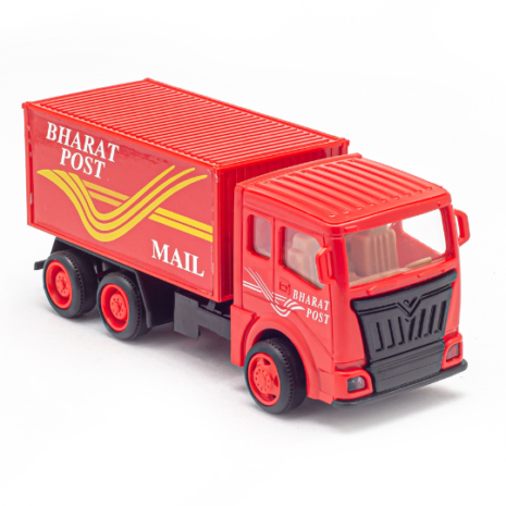 Monsto Red Postal Truck pull back